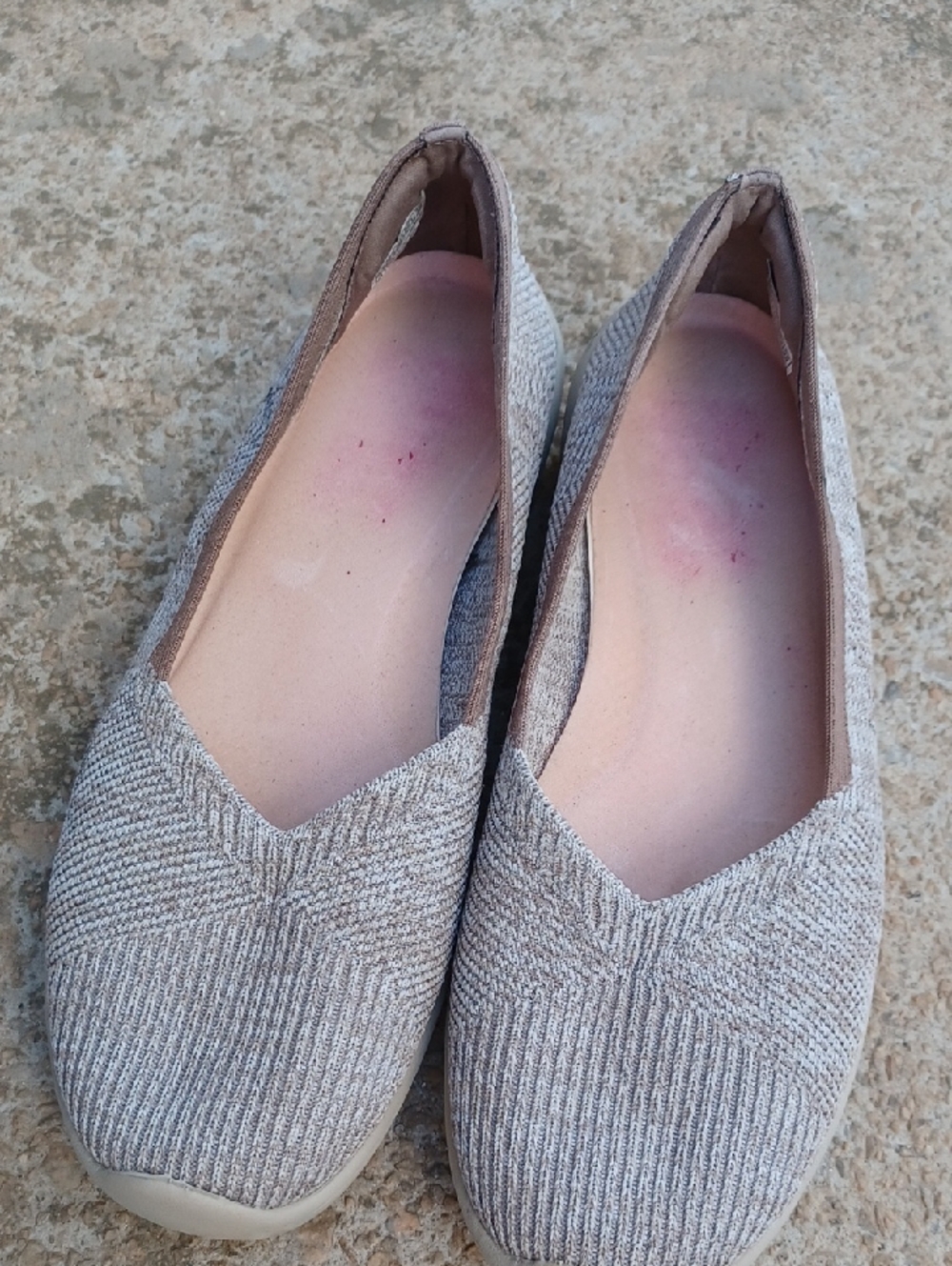 Woman Skechers Arya Good Morning Casual Skimmer Slip -On Stretch Fit